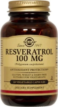 Solgar Resveratrol 100mg 60 φυτικές κάψουλες