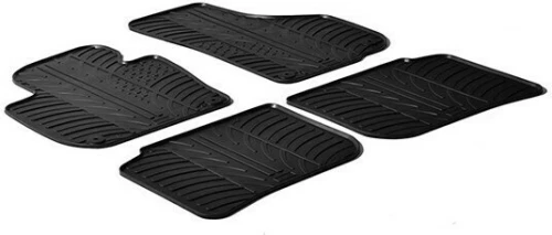 Gledring 0335 Σετ Πατάκια 4τμχ από Λάστιχο για Skoda Superb 2009-03.2015